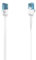 Hama 00300011 Netzwerkkabel CAT-6a, 10 Gbit/s, U/UTP, flach, 10.00 m