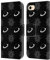 Head Case Designs Offizielle Haroulita Planet Und Sonne Himmlisches Schwarz Und Weiß Leder Brieftaschen Handyhülle Hülle Huelle kompatibel mit Apple iPhone 7/8 / SE 2020 & 2022