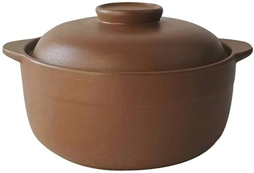 ZEDARO People's Homesickness in Casserole Porridge Gas Casserole Porridge Rice Seafood Casserole Soup Pot Casserole Crock Pot (Size : 3L) decorate