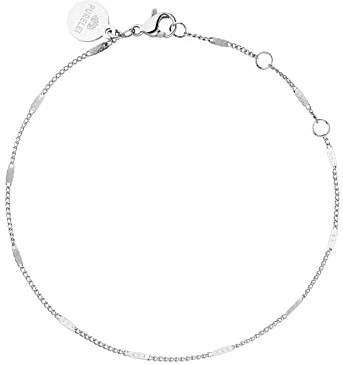 Purelei® Surprise Armband (Silber), Wasserfestes Damen Armband, Elegantes und schlichtes Armband aus Edelstahl, Geschenk für Frauen, 17-20,5 cm Länge verstellbar