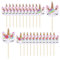 Unicorn Cake Toppers,24 pcs Unicorn Cupcake Toppers Cake Decorations Double Side Birthday Cupcake Topper,for Girls Kids Women Baby Shower Unicorn Themed Party Supplies