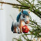 Niedlicher Pferde und Weihnachtskugeln Ornament Christbaumschmuck Acryl Pferde-Kugeln Weihnachtsanhänger Weihnachtsbaumschmuck Weihnachtspferde Anhänger Weihnachtsbaum Dekoration (C, OneSize)
