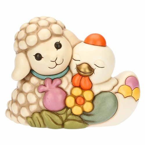 THUN Paar Lamm Nelly und Henne Ester Keramik Osterüberraschungen Maxi