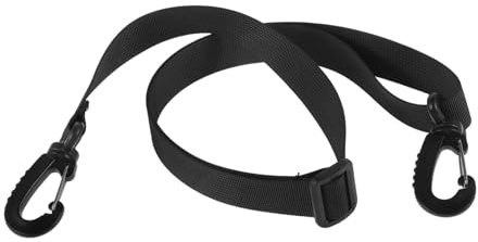 Milisten Sangles de Ski Sangles de Porte-Bottes Sangles de Patins Sangle de Porte-Chaussures de Skate Sangles de Transport de Skis Porte Chaussures de Ski Sangle de à Main Nylon Black
