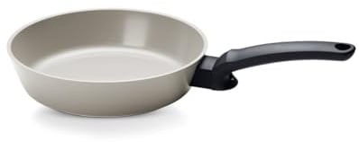 Fissler Ceratal® Evo Comfort Pfanne (24 cm, Warmgrau) – Made in Germany, Keramikpfanne hergestellt ohne PFAS/PTFE, CookStar® Boden, Induktion
