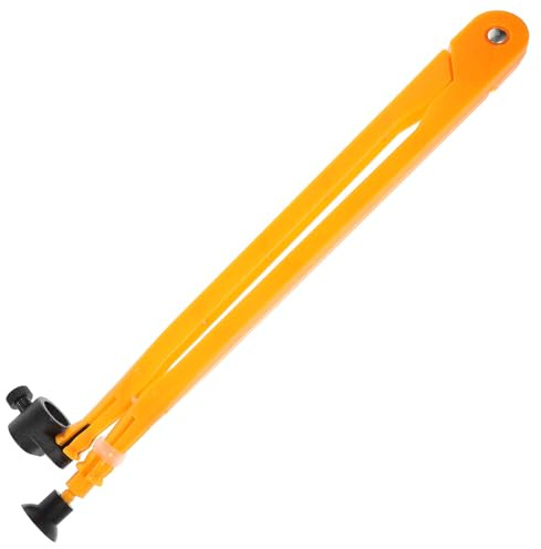 LOEFLIFA Compas Pédagogique en Plastique Grand Format pour Tableau Blanc, Compatible Craie et Marqueur, Outil de Géométrie pour Dessin Mathématique et Démonstration en Classe