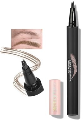Anglicolor Microblading Augenbrauenstift Einfach Zu Bedienen, Augenbrauenstift Natürlich,Haarähnliche Striche,Outlining Filling,Lang Haltbar,Wischfest,Vegane Formel