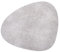 Lind DNA Tischset Curve L Recyceltes Leder Hippo Weiß-Grau, Maße: 37cm x 44cm, 98931