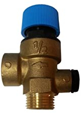 Universal – Sicherheitsventil 1/2 mh 7 bar mit Manometer