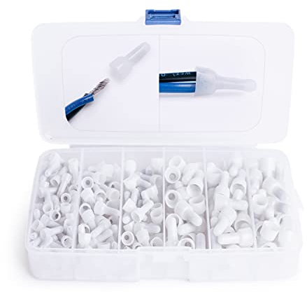 Wirefy 280 PCS Closed End Crimp Connectors - Wire End Caps - 22-10 Gauge