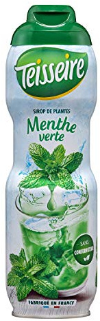Teisseire grüne Minze aus Frankreich Menthe verte Konzentrat für Mineralwasser