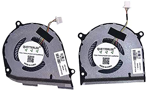 QUETTERLEE Ventilateur de refroidissement pour ordinateur portable HP Envy 15-DS 15-DR 15M-DS 15M-DS0011DX 15-DS0013NR 15-DS0003CA 15-DS0013CA TPN-W142 TPN-W143 Series L53542-001 L535411 -001