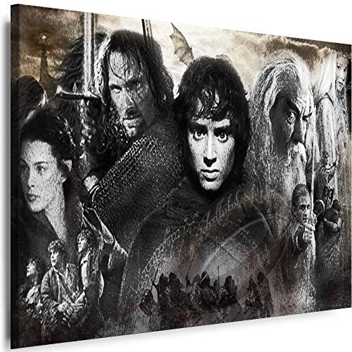 Myartstyle - Bilder Herr der Ringe 100 x 70 cm Leinwandbilder XXL - 1 Teilige Wandbilder Film Popular Movies Kunstdrucke w-P-2053-52
