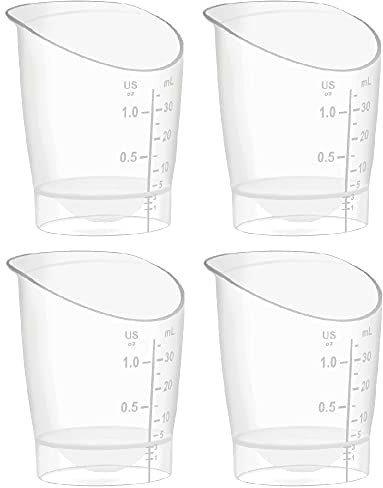 Maymom Baby Drinking Cup Graduated Cup for Dosing Medicine 1oz (4ct)