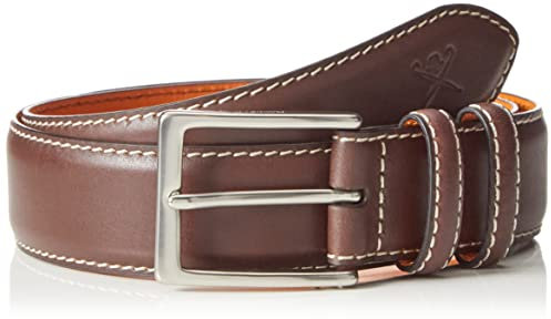 Hackett London Herren Pull Cont STI FE Belt, Brown (Chocolate), 32