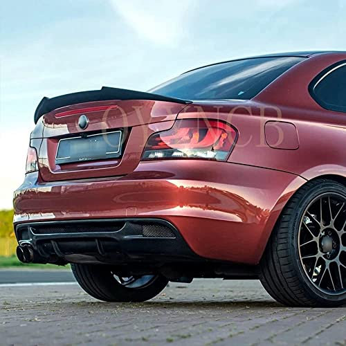 Auto Heckspoiler für BMW Série 1 E82 E88 Coupé 2 Portes E82 1M 2006-2012, Premium ABS-Kunststoff Kofferraumdeckel HeckflüGel Spoiler Flügel, 3M Kleber - einfache Installation