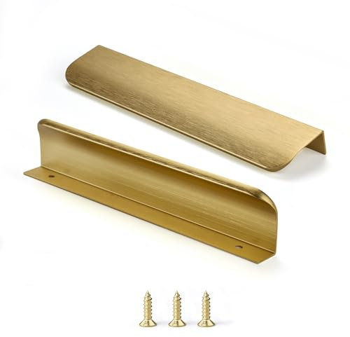 sunlithor Gold Schrankgriffe FüR KüChengriffe MöBelgriffe KüChenschräNke Schubladengriffe Vintage Packung mit 5 Stück 96mm BA 120mm Länge