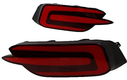 ZEARLY Für Ho=nda Civic Limousine 2016 2017 2018,Heckleuchte der Stoßstange,