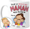 Tassenliebling® Mama Tasse personalisiert mit 1-3 Kindern - Für die beste Mama der Welt - Muttertagsgeschenk oder Geburtstagsgeschenk - Geschenk für Mama