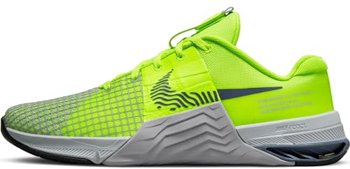 NIKE Metcon 7 Women's Trainers, Volt Diffused Blue Wolf Grey Photon Dust, 8 UK