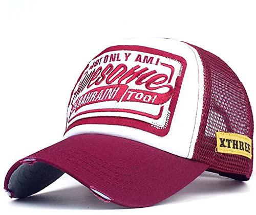 MUYAN Unisex Baseball Cap Mode Sommer Kappe Mesh Hüte Outdoor Trucker Cap Distressed Snapback Retro Mütze