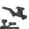 QIRUIMY Taktischer Micro Red Dot Riser Mount Scope Mount Base Adapter für T1 T2 H1 H2 Optikvisier (Schwarz)