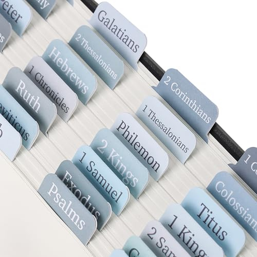 Mr. Pen Bibelregister, laminiert, für Damen & Herren, zum Studium, Bibelbuch-Register und Bibel-Beschriftungstabs, 75-teilig