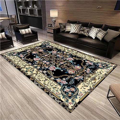 RUGMRZ Salon Auslegware Klassisches Wohnzimmer Wohnzimmers Teppichs Mehrfarbig Teppich für die küche deko für Balkon Salon Auslegware büroteppich80x160CM