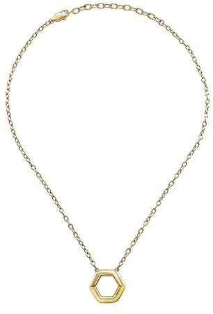 Breil Sammlung HEXAGONIA, Halskette Damen aus STAHL | Sammlung HEXAGONIA, Halskette, Maße 45 cm, Schmuck als Geschenkidee Damen