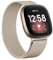Oumida Armband für Fitbit Versa 3 Armband/Fitbit Versa 4 Armband/Fitbit Sense Armband/Sense 2 Armband für Damen Herren, Edelstahl Metall Ersatzarmband mit Starker Magnet, Klein Champagner Gold