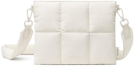 Comfyable Puffer Crossbody Bag for Women, Quilted Puffy Cross Body Purse, Mini Small Pouch, Nylon
