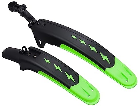 ZUKKA Fahrrad Schutzblech Set Vorne und Hinten 2 Teile-Universal per Mountainbike MTB Rennrad Schnellspanner geeignet für Fahrräder 24-29 Zoll Grün