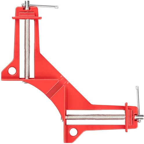 Hardys Corner Clamp for Woodwork, 1pc - 90 Degree Right Angle Clamps, 3 Inch/77 mm | Robust Aluminium Angle Clamps for Woodworking Tools, Picture Framing - DIY Mitre Clamps (1)