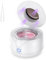 Ultrasonic Retainer Cleaner, 45kHz Ultrasonic Cleaner for Dentures, Aligner, Mouthguard, Jewellery, 200ml Portable Ultrasonic Cleaner Machine for All Dental Appliances at Home or Travel Use, White