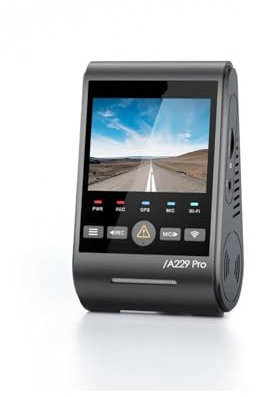 Dash Cam A229 PRO 4K HDR Car Camera With STARVIS 2 SENSOR Support Rear And Interior Dash Cam 24H Parking Mode 5GHz Wi-Fi Dash Camera Cars(A229Pro 1CH 512G)