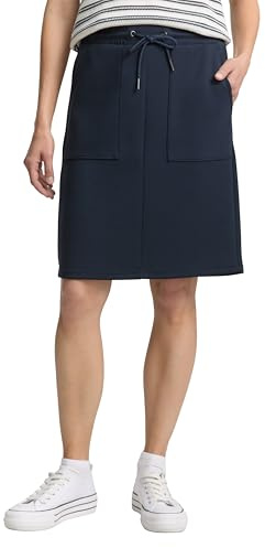 Tom Tailor Damen 1047630 Jerseyrock mit Kordelzug