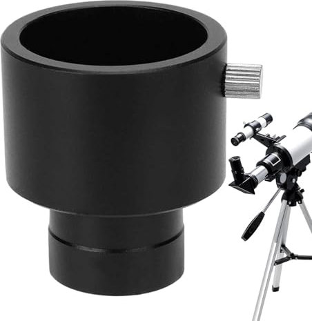 Anello adattatore per telescopico - Adattatore per fotocamera telescopio da 1,25 pollici | Oculare telescopio regolabile | Adattatore per fotocamera astronomica professionale | Kit