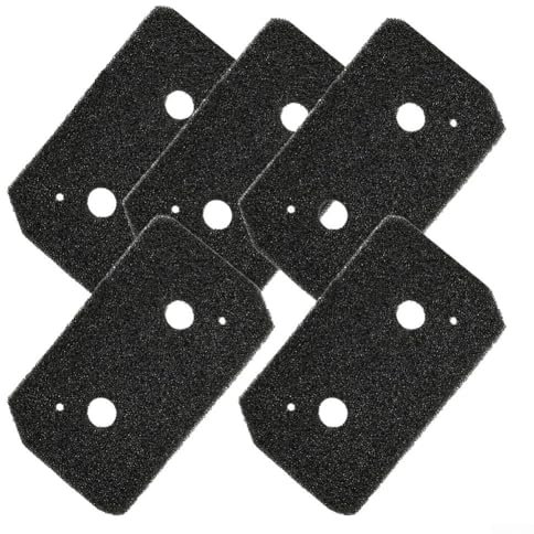 Lot de 5 filtres en mousse de rechange pour sèche-linge Bosch Siemens Series 4 Series 8 Homeprofessional pour sèche-linge Isensoric, 228 x 128 mm, noir
