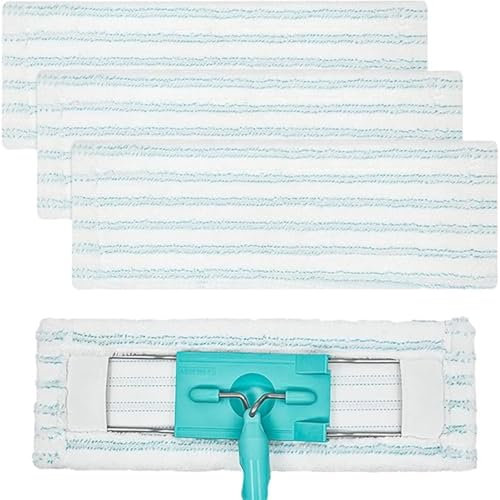 RODISHOMM Pack of 3 Microfibre Mop Covers Compatible with Leifheit Profi XL, Replacement Covers for All Floor Types, Strong Water Absorption & Thorough Cleaning