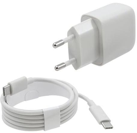 WITTKOWARE Stecker-Ladegerät, 5V-/2A, weiß, mit 1m USB-C Kabel, für Smartphone, Tablet, E-Zigarette UVM...