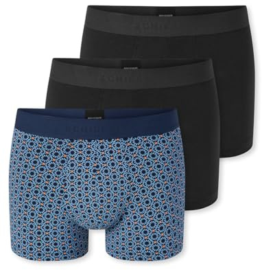 Schiesser Herren 3 Pack Boxershorts Bio Baumwolle Multipack - 95/5 Organic
