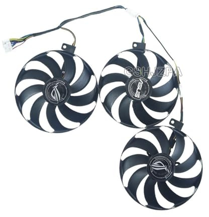 GSHJZPA GPU Kühlung Lüfter für ASUS ROG STRIX RX5600XT O6G T129215SU RTX 2060 2080 2080 Ti or RX 5600 XT RX 5700XT PLD09210S12H