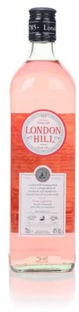 London Hill Pink Gin | 70cl | 40% ABV | Smooth and Flavoursome | Notes of Spice, Fresh Pine and Strawberries | Delicious in a Pink Gin & Tonic