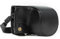 MegaGear MG1140 Ever Ready Leather Case and Strap with Battery Access/12-32 mm Lens for Panasonic Lumix DC-GX850/DC-GF9/DC-GX800/DMC-GF8/DMC-GF7 Camera - Black