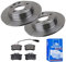 ATE Bremsen-Set 2 Bremsscheiben + Bremsbeläge Ø268 Einbau Hinten Bremsscheiben-Set Scheibenbremsen passend für Ford Galaxy WGR VW Sharan