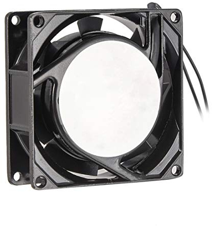 Sourcingmap Kühlerlüfter, 80 mm x 80 mm x 25 mm, AC 220 V-240 V, 0,1 A, für Desktop, Laptop, Electronic Device