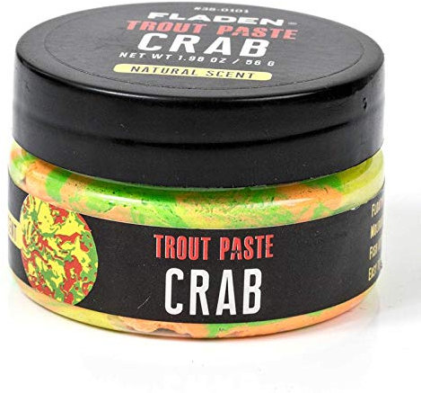 Fladen Angeln Forellenpaste Angelteig Forellenteig - Trout Paste 56g, Geschmack:Crab