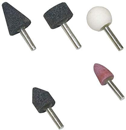 Set Pietre Per Trapano 5 Punte Fresatrici Fresa Drimmel In Ossido Alluminio Lucidatrici Abrasive
