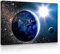 lightbox multicolor | LED Bild | Erde im Weltall | 100x70 cm | Fully Lighted