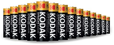 PILAS ALCALINAS KODAK XTRALIFE AA LR6 Pack 60 PILAS